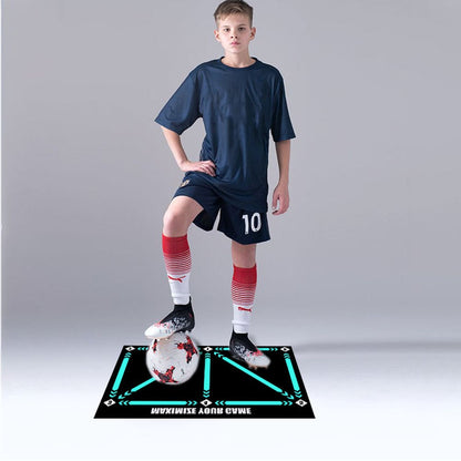 Soccer Training Mat Non-Slip Neoprene Numbered Dribbling Guide