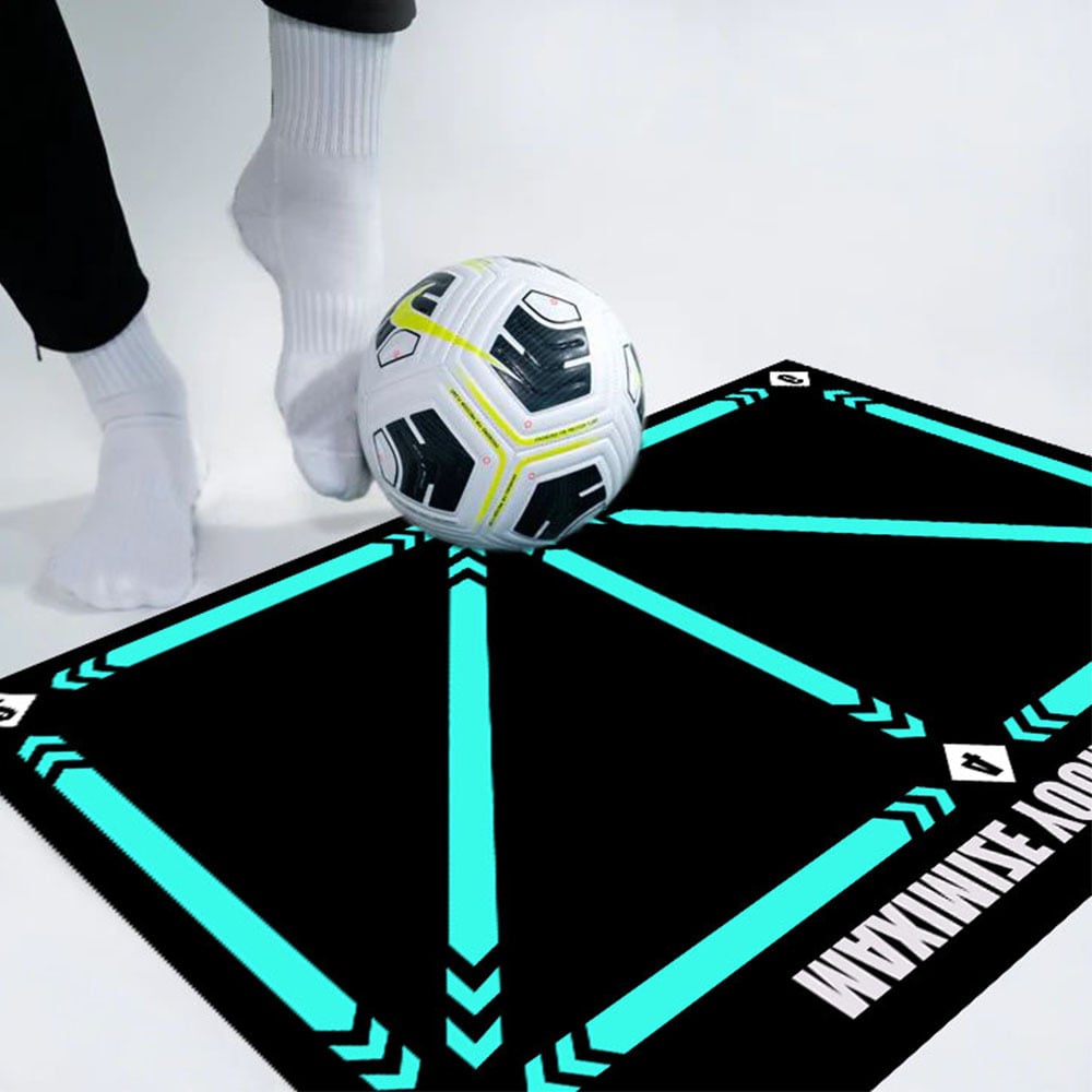 Soccer Training Mat Non-Slip Neoprene Numbered Dribbling Guide