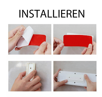 Socket Wall Mount Self-Adhesive No-Drill Reusable