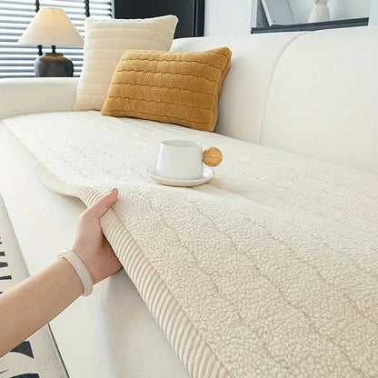 Sofa Cover 2-4 Seater Non-Slip Polyester Machine Washable