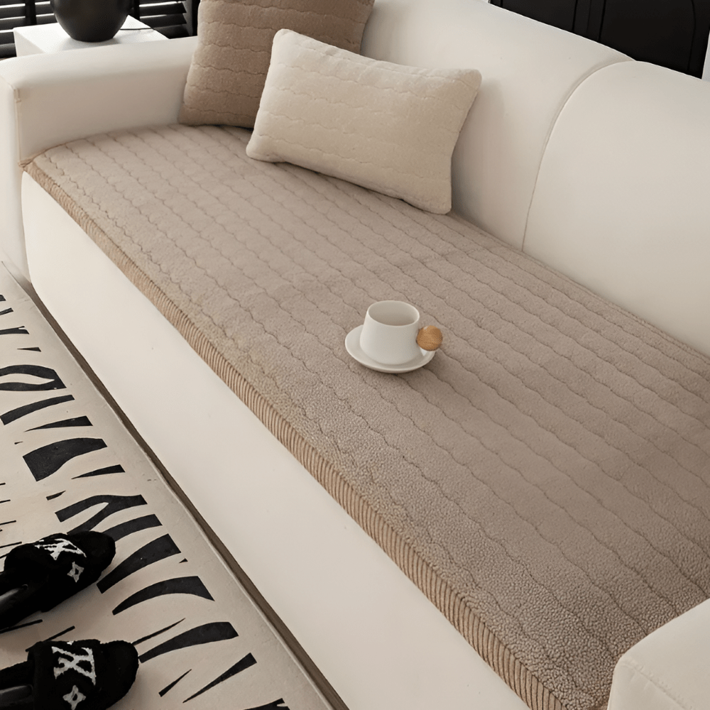 Sofa Cover 2-4 Seater Non-Slip Polyester Machine Washable