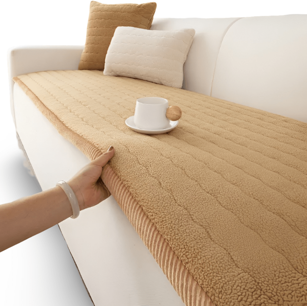 Sofa Cover 2-4 Seater Non-Slip Polyester Machine Washable