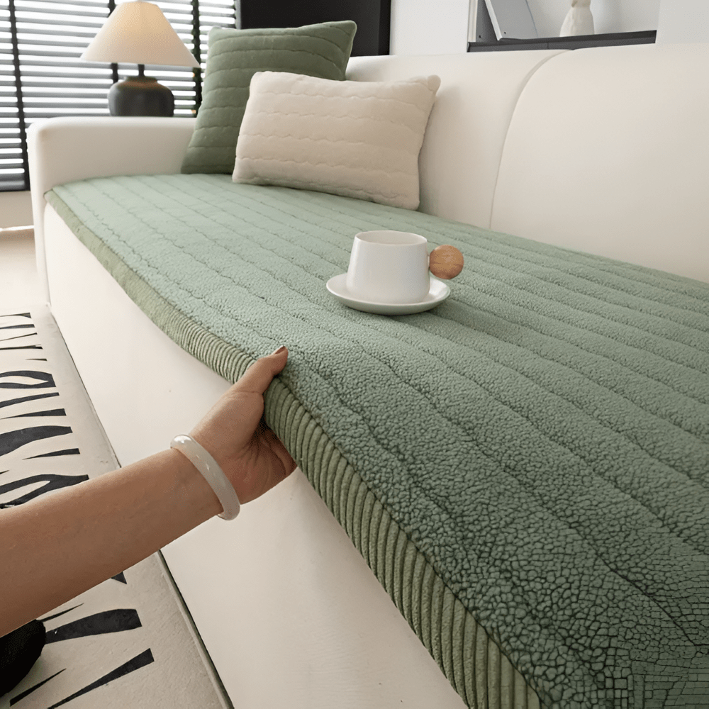 Sofa Cover 2-4 Seater Non-Slip Polyester Machine Washable