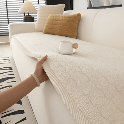 Sofa Cover 2-4 Seater Non-Slip Polyester Machine Washable
