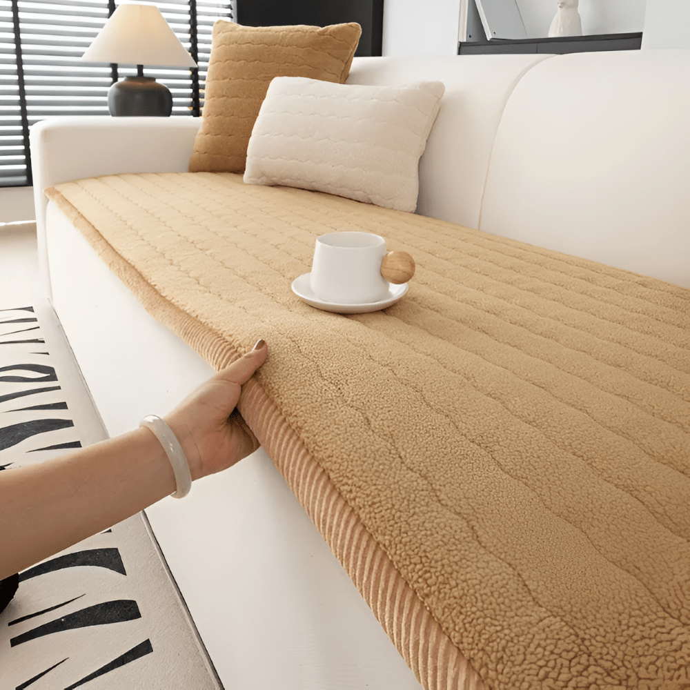Sofa Cover 2-4 Seater Non-Slip Polyester Machine Washable