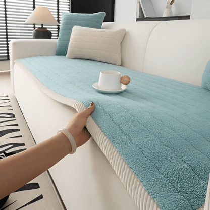 Sofa Cover 2-4 Seater Non-Slip Polyester Machine Washable