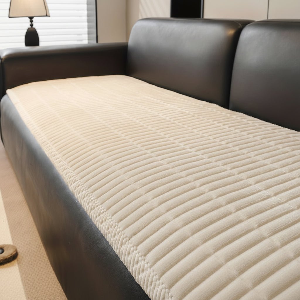 Sofa Cover Quilted Microfiber Non-Slip & Machine Washable