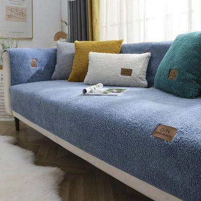 Sofa Cover Sherpa-Fleece Waterproof & Non-Slip