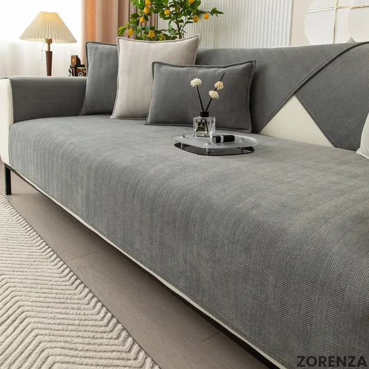 Sofa Slipcover Non-Slip Chenille Machine Washable