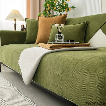 Sofa Slipcover Non-Slip Chenille Machine Washable