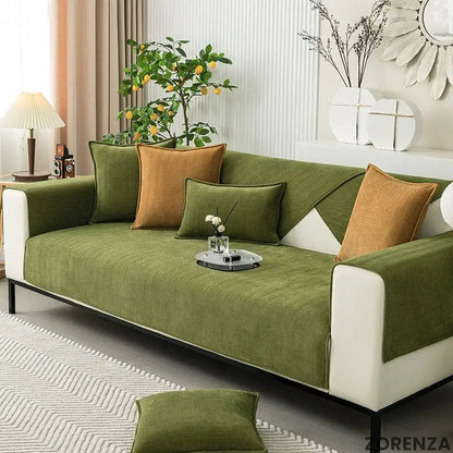 Sofa Slipcover Non-Slip Chenille Machine Washable