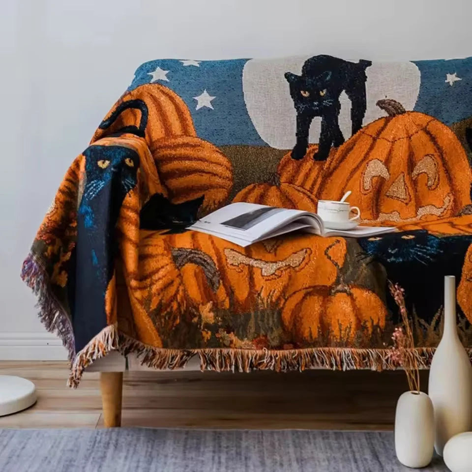 Sofa Throw Decorative Knit Anti-Pilling Hand-Washable