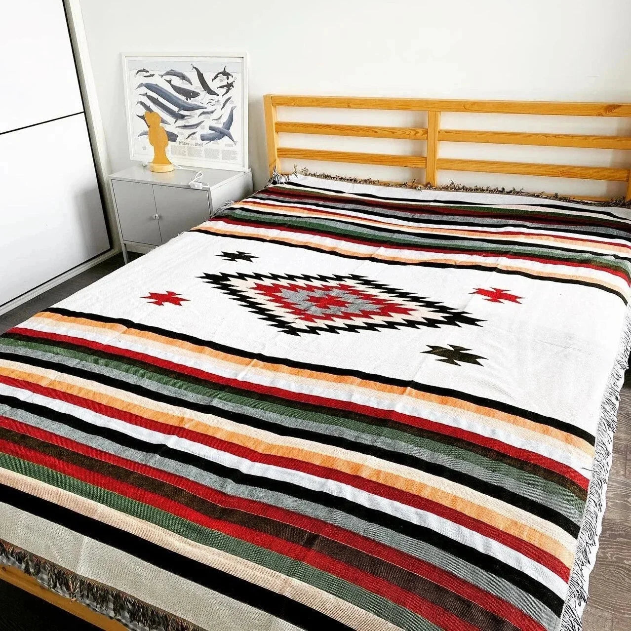 Sofa Throw Decorative Knit Anti-Pilling Hand-Washable
