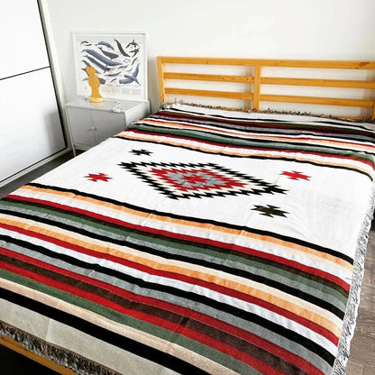 Sofa Throw Decorative Knit Anti-Pilling Hand-Washable