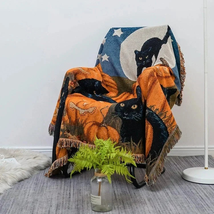 Sofa Throw Decorative Knit Anti-Pilling Hand-Washable