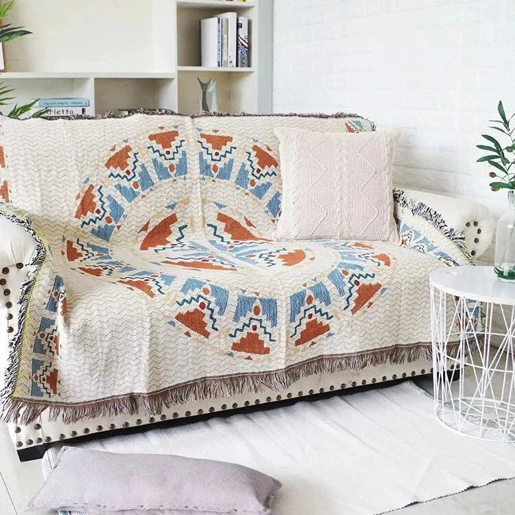 Sofa Throw Decorative Knit Anti-Pilling Hand-Washable