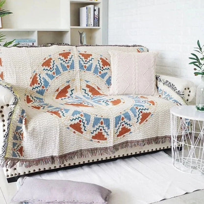 Sofa Throw Decorative Knit Anti-Pilling Hand-Washable