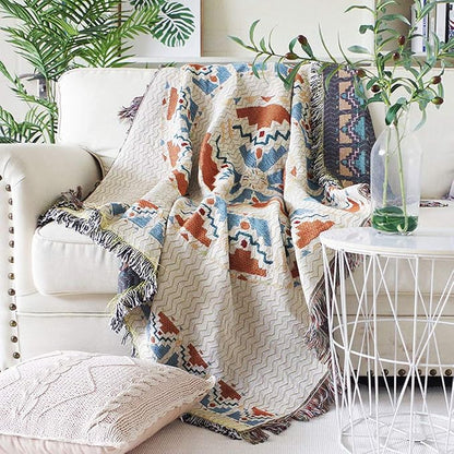 Sofa Throw Decorative Knit Anti-Pilling Hand-Washable