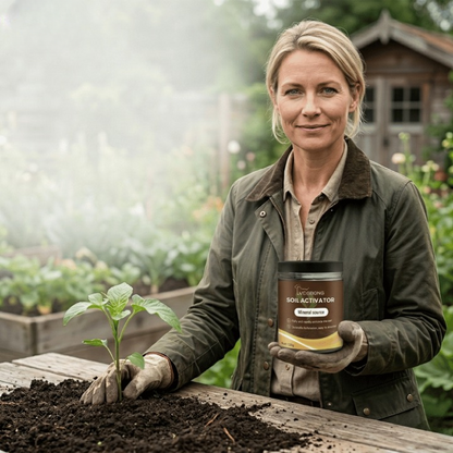 Soil Activator Powder Loosens Compacted Soil & Promotes Roots