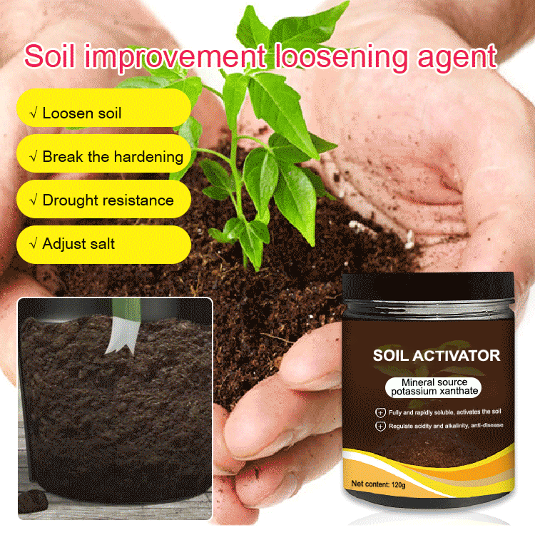 Soil Activator Powder Loosens Compacted Soil & Promotes Roots