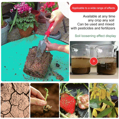 Soil Activator Powder Loosens Compacted Soil & Promotes Roots
