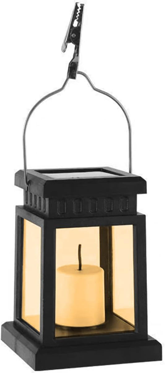Solar Candle Lantern Realistic Warm White Flicker