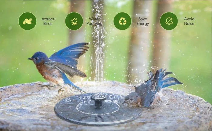 Solar Fountain Pump Automatic Start & 8 Nozzles