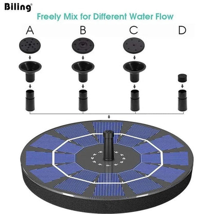 Solar Fountain Pump Automatic Start & 8 Nozzles