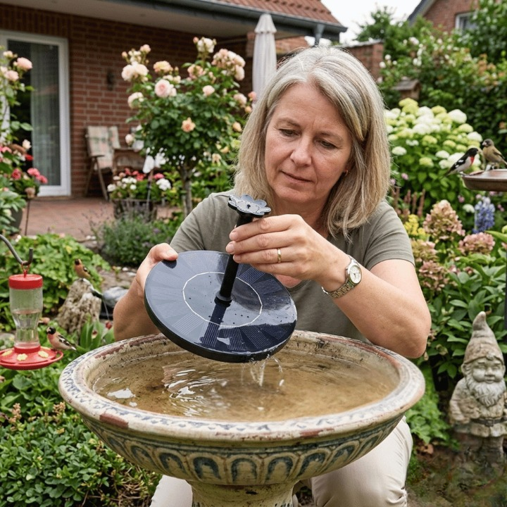 Solar Fountain Pump Automatic Start & 8 Nozzles