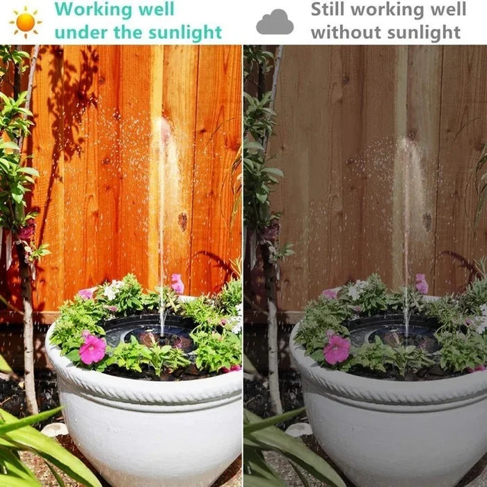 Solar Fountain Pump Automatic Start & 8 Nozzles