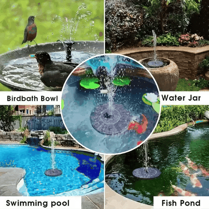 Solar Fountain Pump Automatic Start & 8 Nozzles