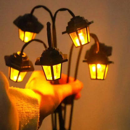 Solar Garden Lantern 6 Warm White LEDs