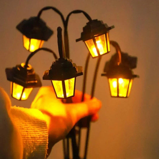 Solar Garden Lantern 6 Warm White LEDs
