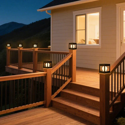 Solar Garden Lantern Automatic Sensor Warm & Cool Light