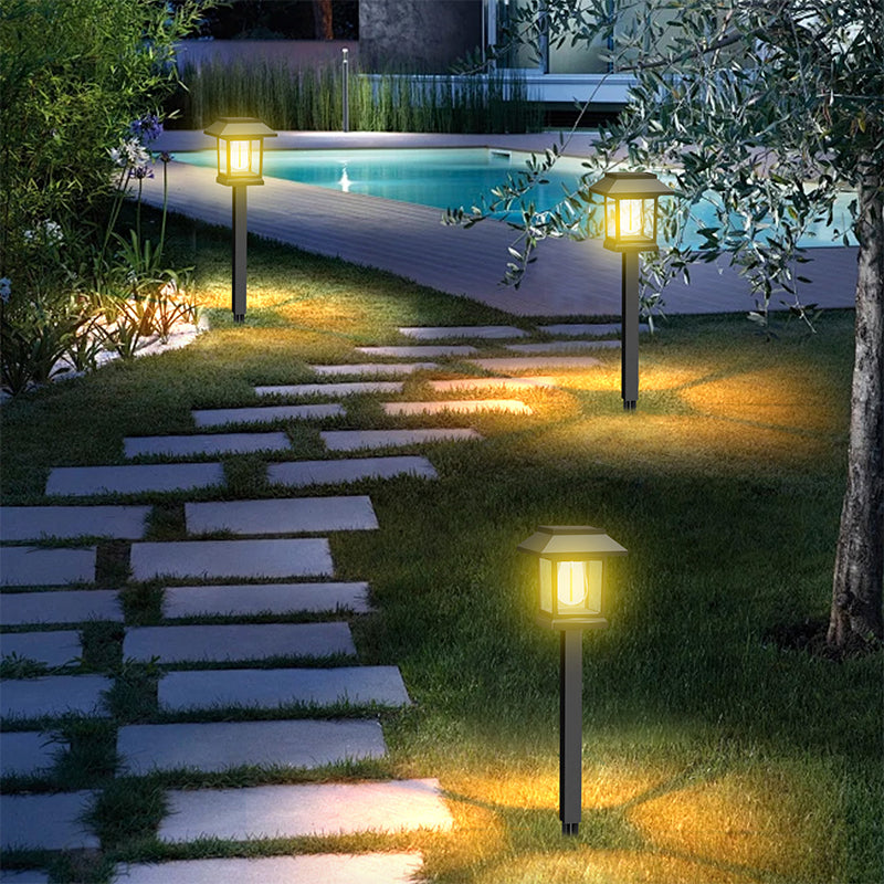 Solar Garden Lights Warm White Set of 10