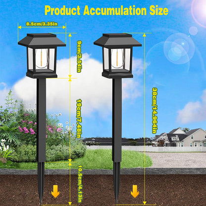 Solar Garden Lights Warm White Set of 10