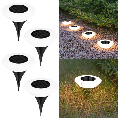 Solar Ground Lights 360° Ring Set of 4
