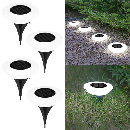 Solar Ground Lights 360° Ring Set of 4