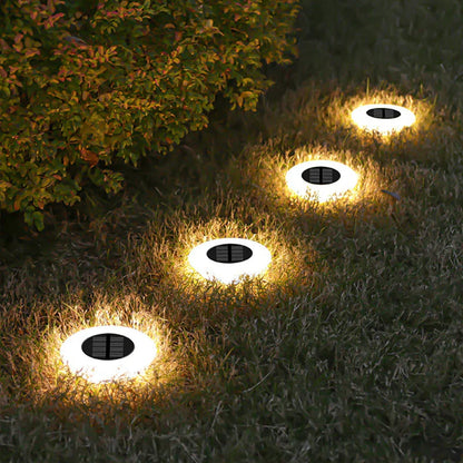 Solar Ground Lights 360° Ring Set of 4