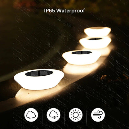 Solar Ground Lights 360° Ring Set of 4