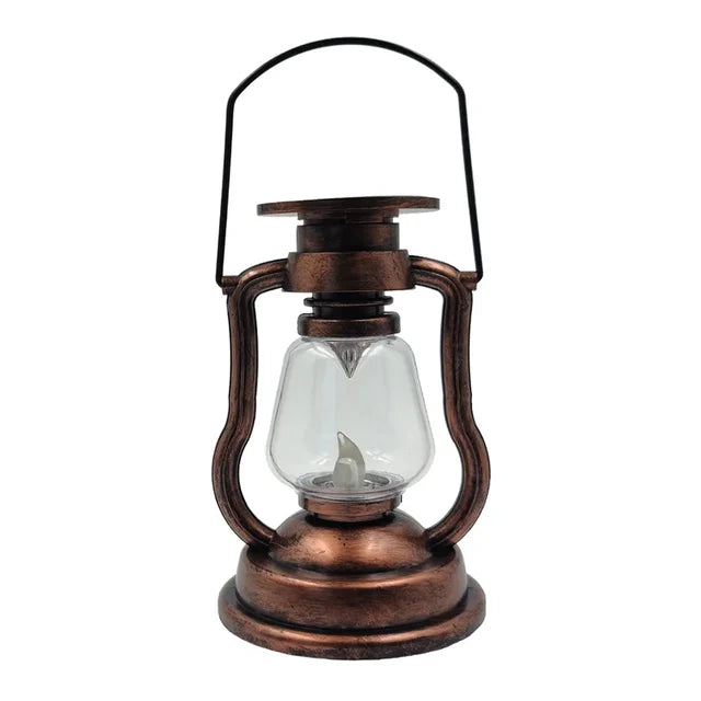 Solar Lantern Automatic Dusk To Dawn Flickering LED