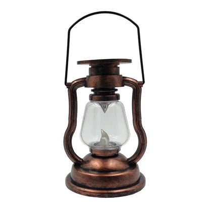 Solar Lantern Automatic Dusk To Dawn Flickering LED