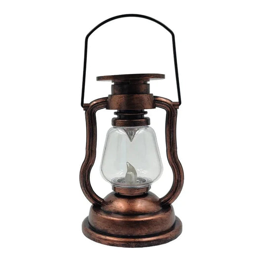 Solar Lantern Automatic Dusk To Dawn Flickering LED