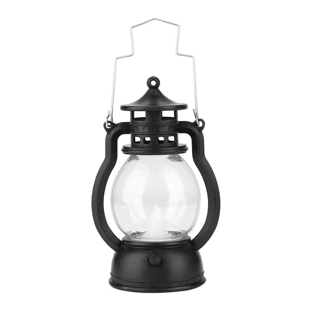 Solar Lantern Automatic Dusk To Dawn Flickering LED