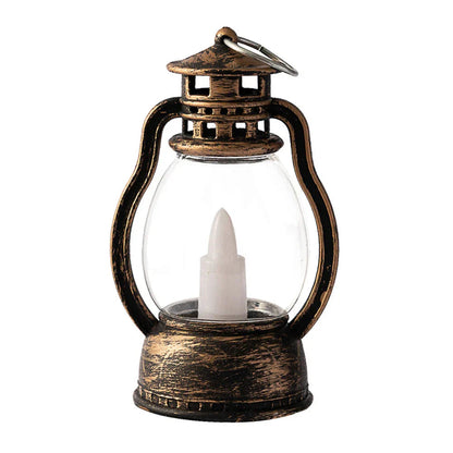 Solar Lantern Automatic Dusk To Dawn Flickering LED