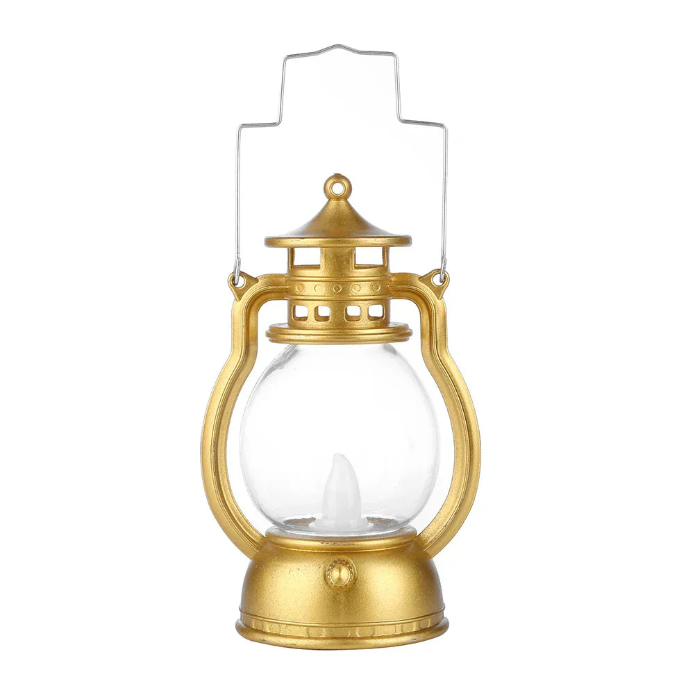 Solar Lantern Automatic Dusk To Dawn Flickering LED