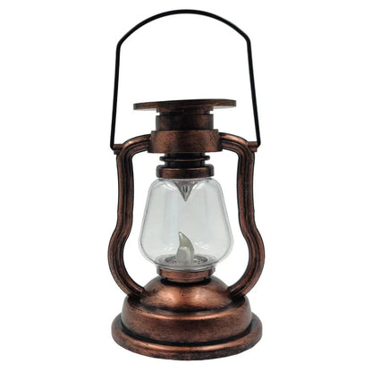 Solar Lantern Automatic Dusk To Dawn Flickering LED