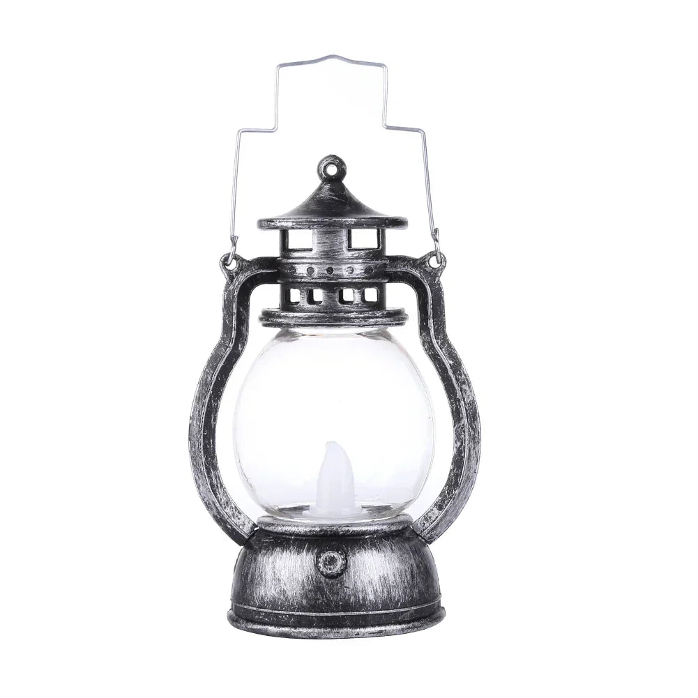 Solar Lantern Automatic Dusk To Dawn Flickering LED