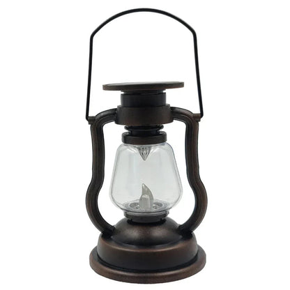 Solar Lantern Automatic Dusk To Dawn Flickering LED