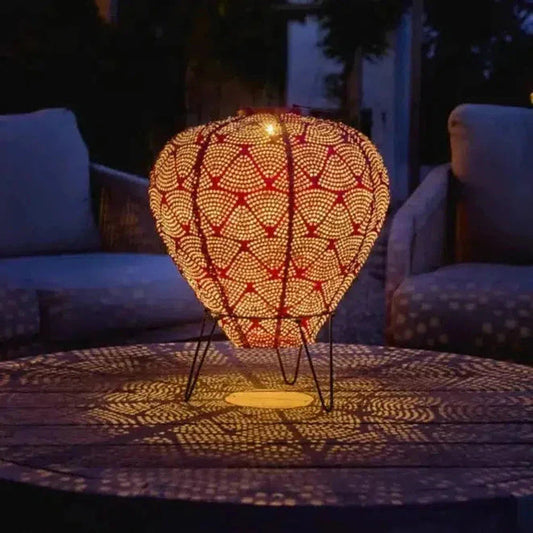 Solar Lantern Hot Air Balloon Warm White LED